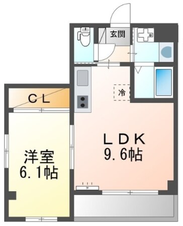 レゼール二子玉川の物件間取画像